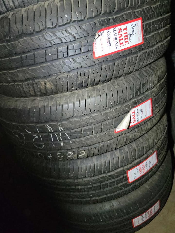 Goodyear - Wrangler - 265/70R16 - Toutes Saisons - Usure (2x 10/32) (1x8/32)